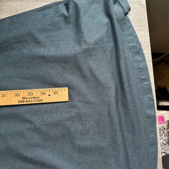 Quince Flowknit Breeze Fit & Flare Dress Navy Med - Picture 14 of 15